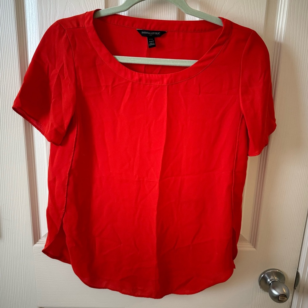 Banana Republic Red Top XSP